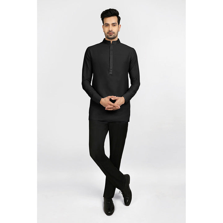 Bubber Couture Black Krish Shirt Kurta