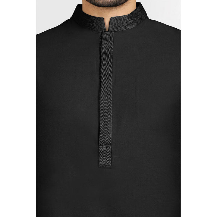 Bubber Couture Black Krish Shirt Kurta