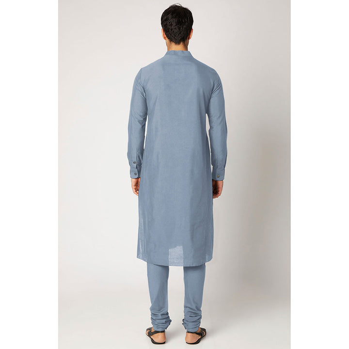 Bubber Couture Blue Arhan Kurta (Set of 2)