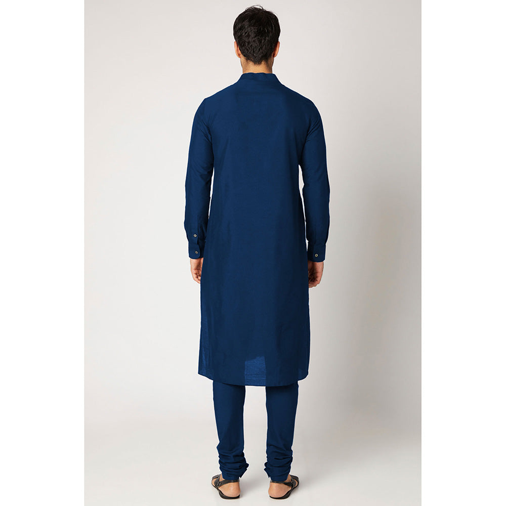 Bubber Couture Blue Raj Kurta (Set of 2)