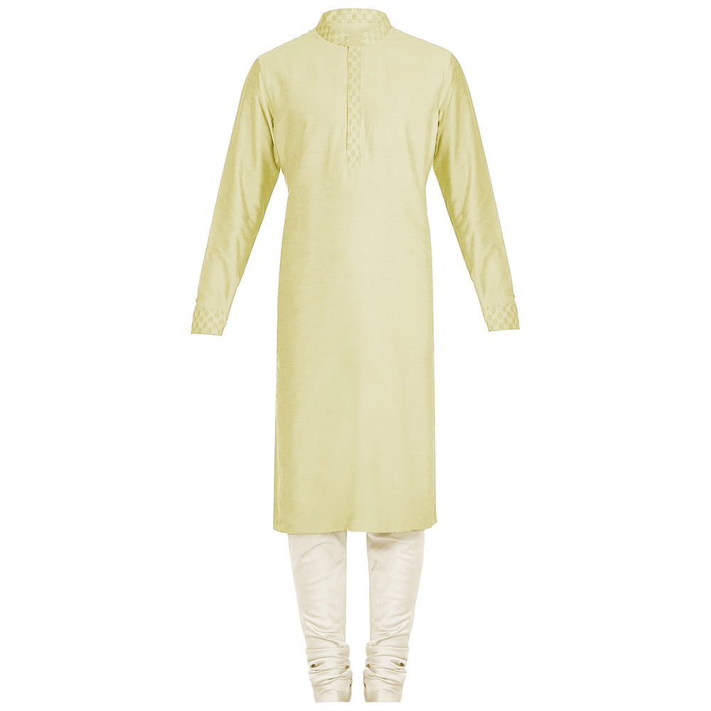 Bubber Couture Green Daksh Kurta (Set of 2)