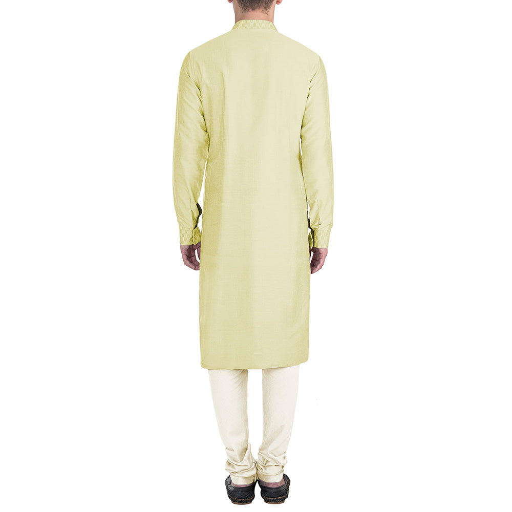 Bubber Couture Green Daksh Kurta (Set of 2)