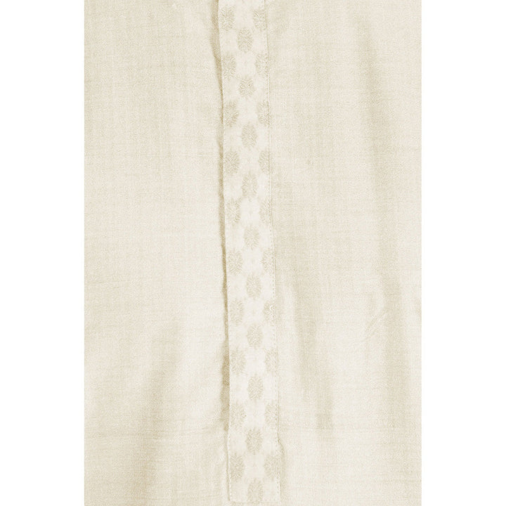 Bubber Couture Off White Amar Kurta (Set of 2)