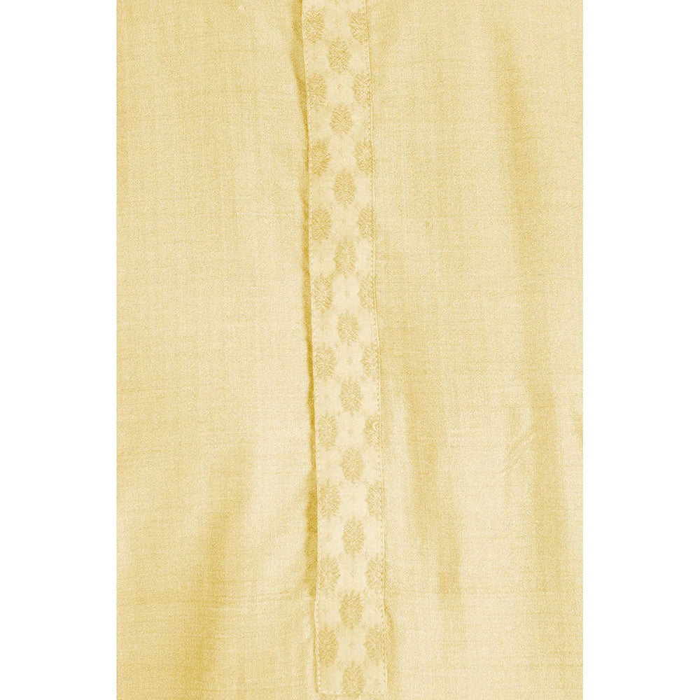 Bubber Couture Yellow Laksh Kurta (Set of 2)