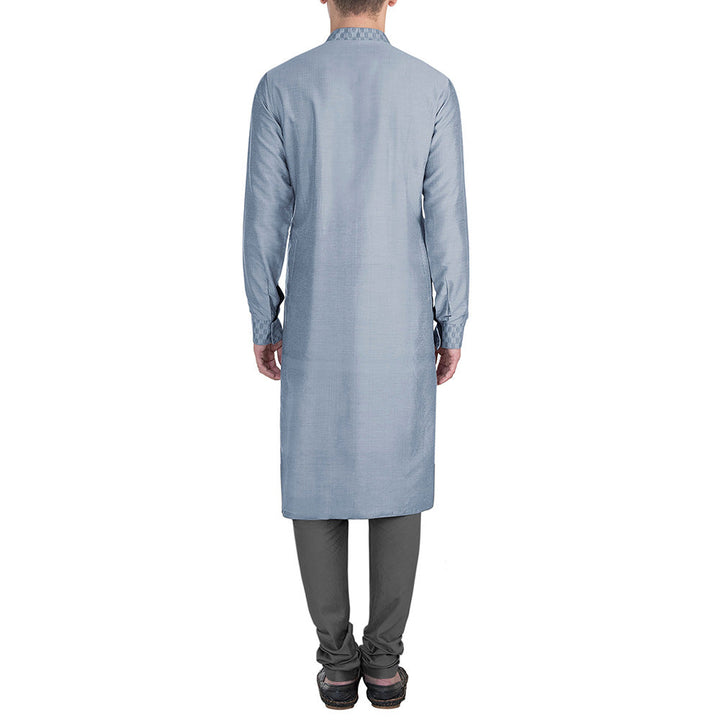 Bubber Couture Blue Adit Kurta (Set of 2)