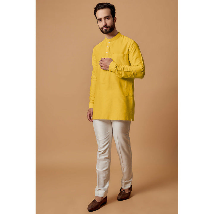 Bubber Couture Yellow Shlok Shirt Kurta