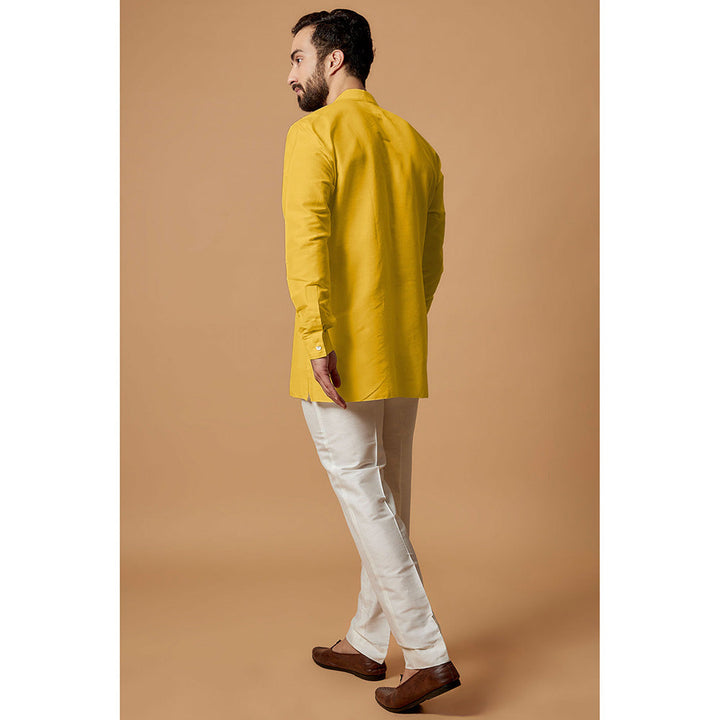 Bubber Couture Yellow Shlok Shirt Kurta