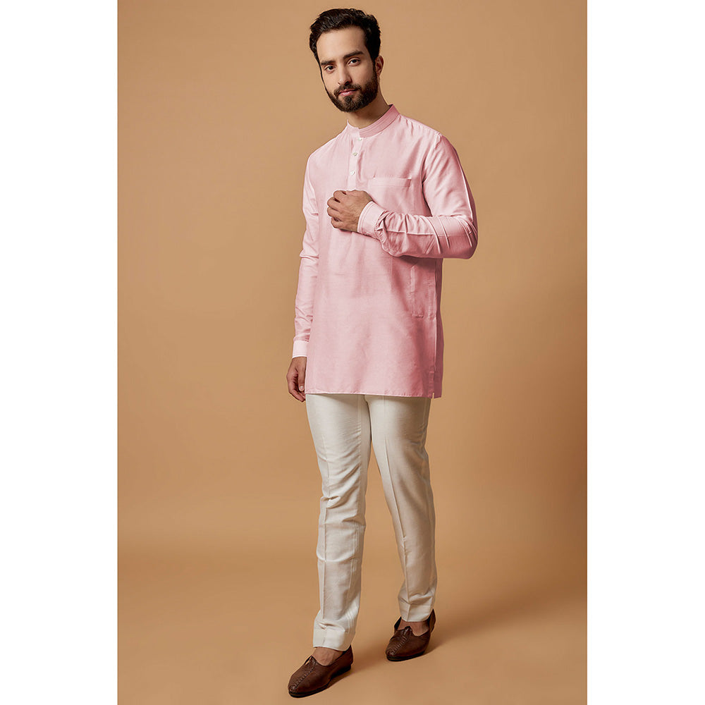 Bubber Couture Pink Aaday Shirt Kurta