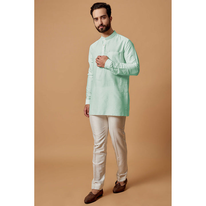 Bubber Couture Green Ryan Shirt Kurta