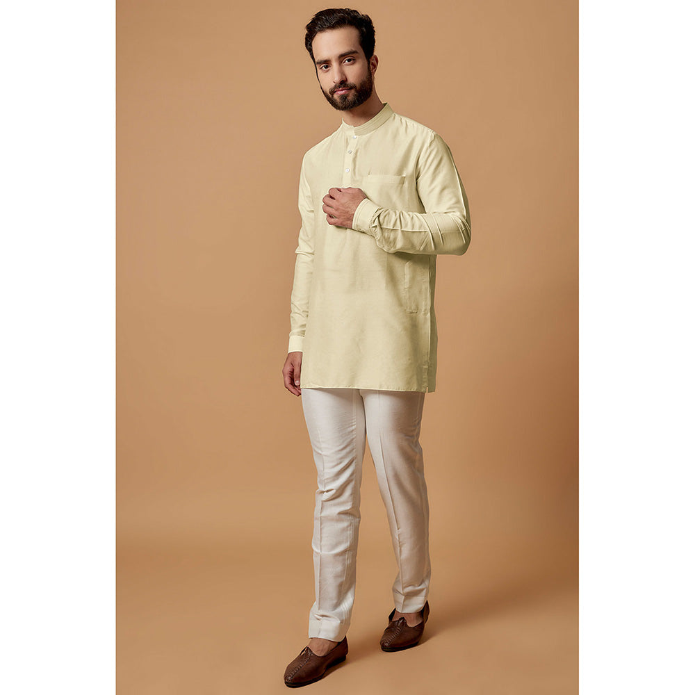 Bubber Couture Green Omair Shirt Kurta