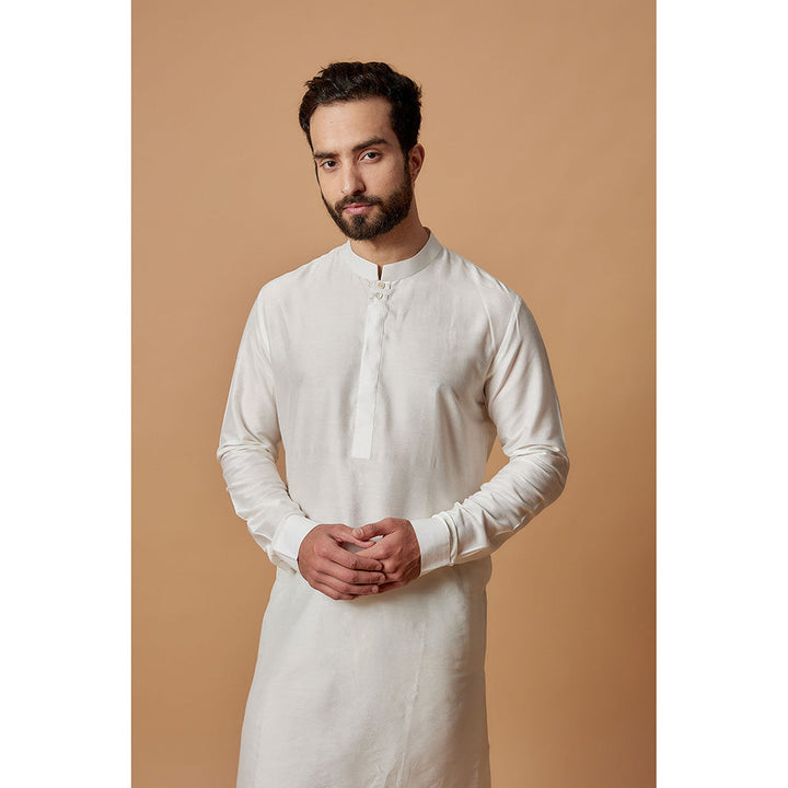 Bubber Couture White Shiv Shirt Kurta (Set of 2)