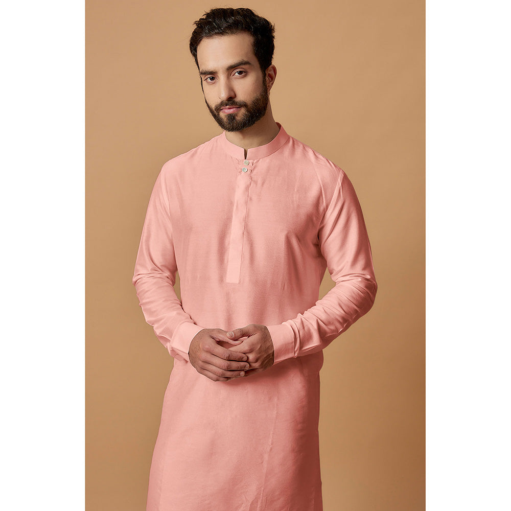 Bubber Couture Pink Kairav Shirt Kurta (Set of 2)