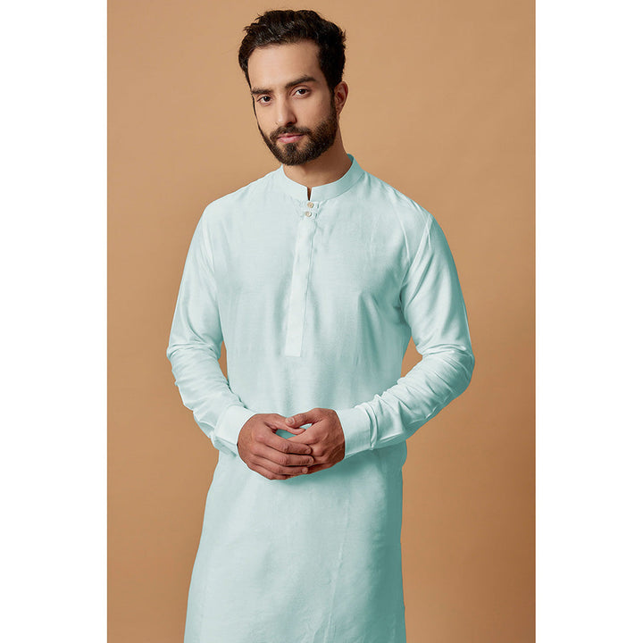 Bubber Couture Blue Rishi Shirt Kurta (Set of 2)