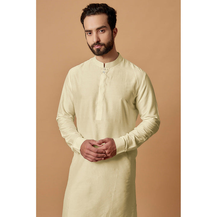 Bubber Couture Yellow Savar Shirt Kurta (Set of 2)