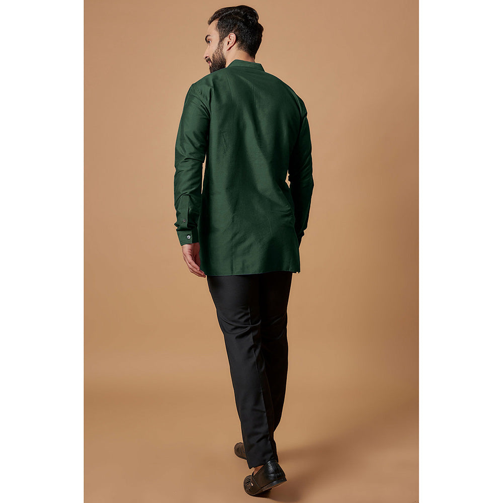 Bubber Couture Green Atharva Shirt Kurta