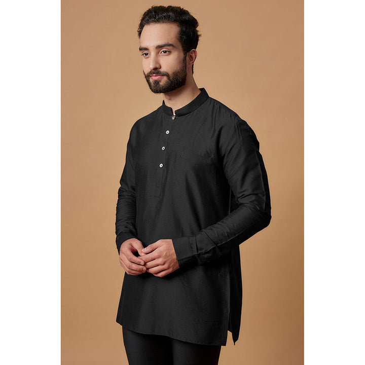 Bubber Couture Black Zaid Shirt Kurta