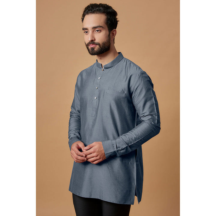 Bubber Couture Grey Avi Shirt Kurta