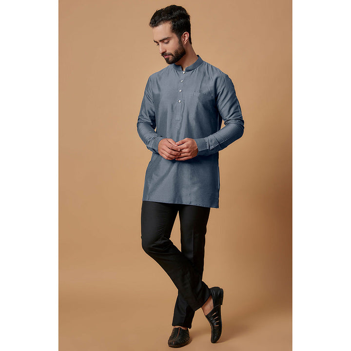 Bubber Couture Grey Avi Shirt Kurta