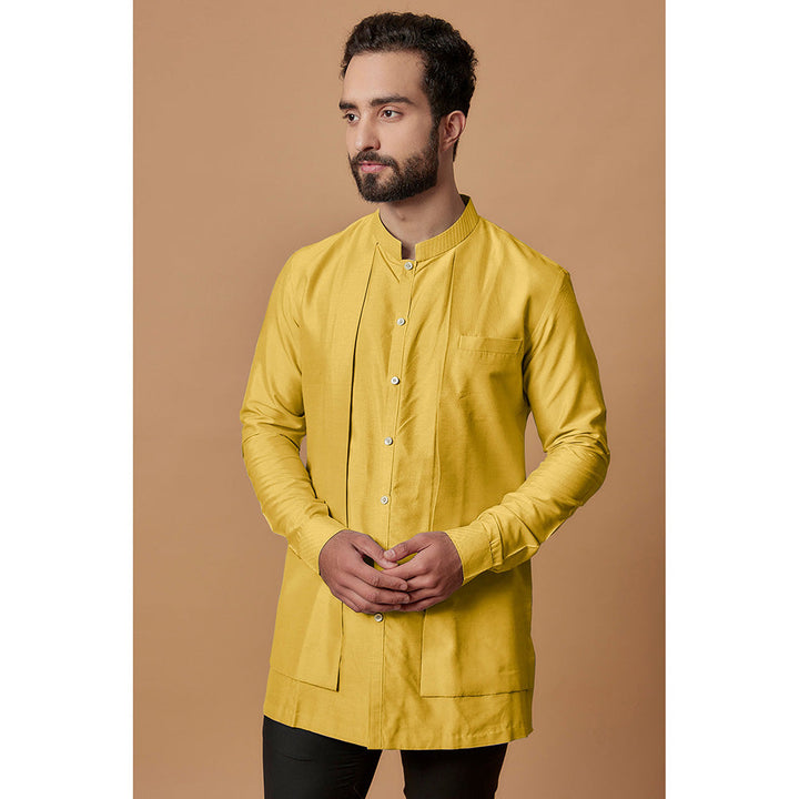 Bubber Couture Yellow Ehsaan Shirt Kurta