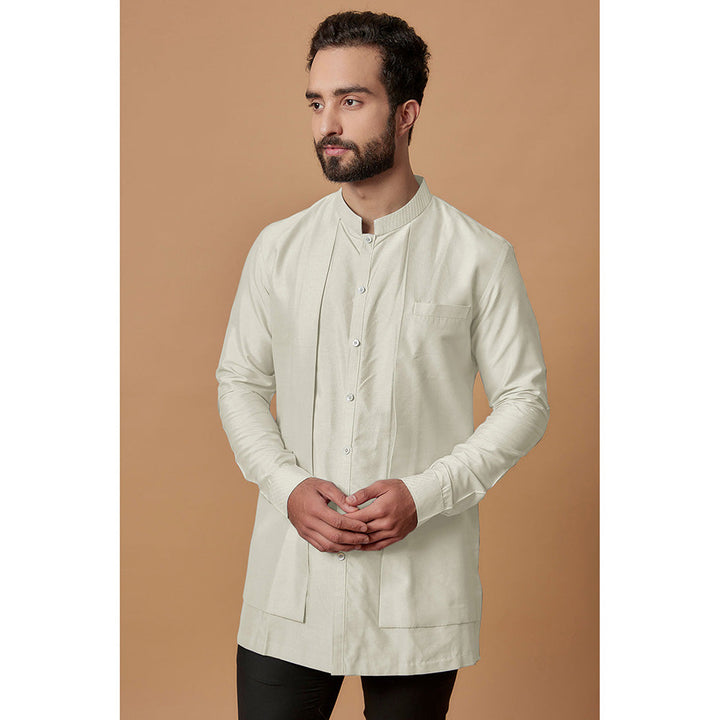 Bubber Couture Off White Aadiv Shirt Kurta