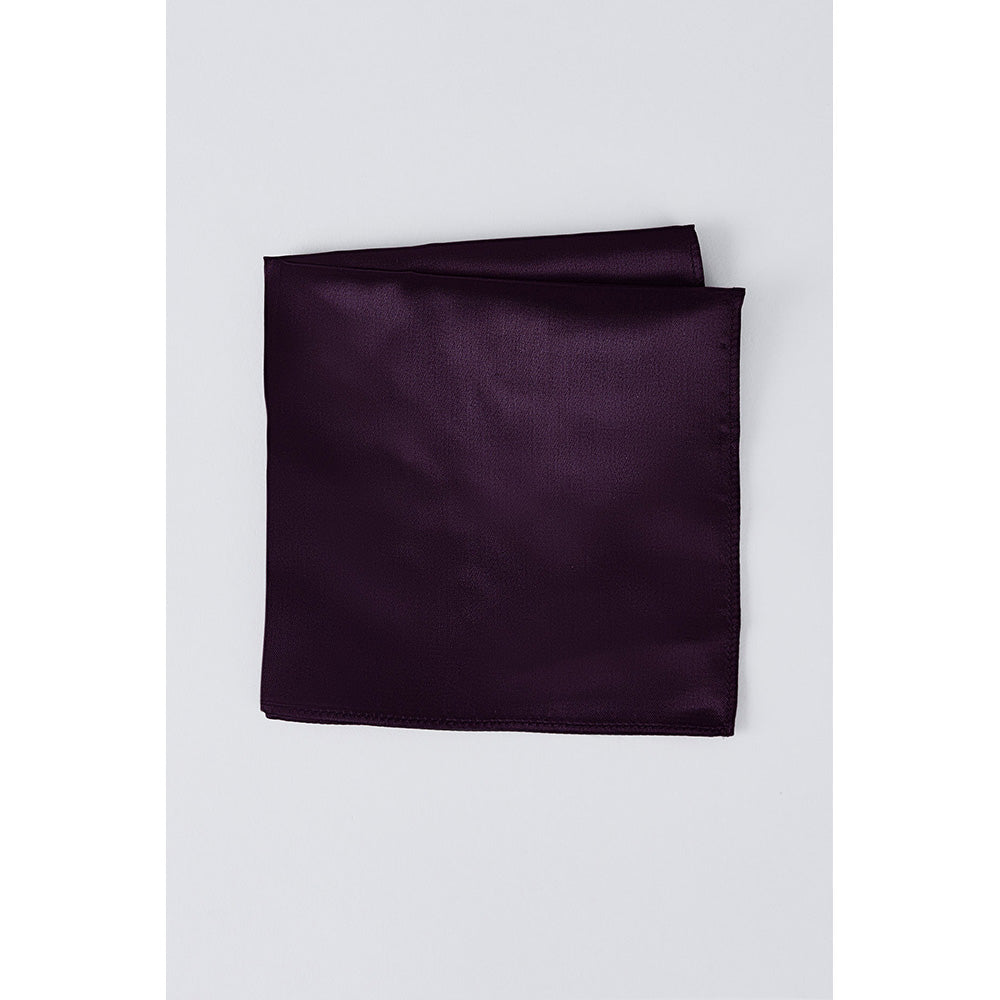 Bubber Couture Claret Pocket Square