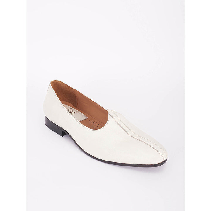 Bubber Couture Off-White Classic Italian Leather Mojdi