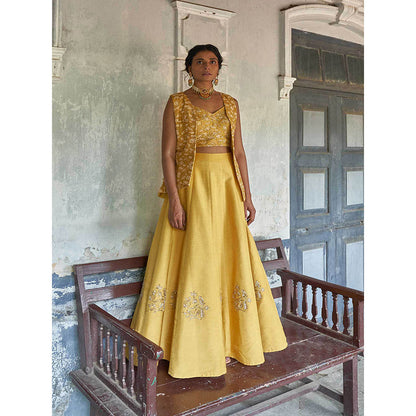 17 : 17 by Simmi Saboo Bustier with Skirt and Short Jacket (Set of 3)