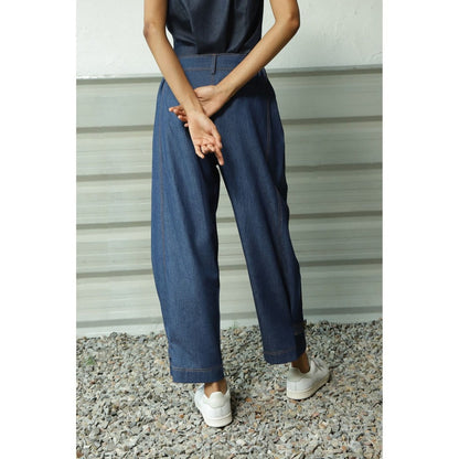 CANOOPI Denim Blue Date Duo Co Ord (Set of 2)