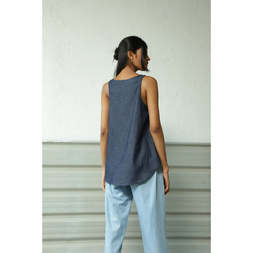 CANOOPI Way Finder Denim Top and Pant (Set of 2)