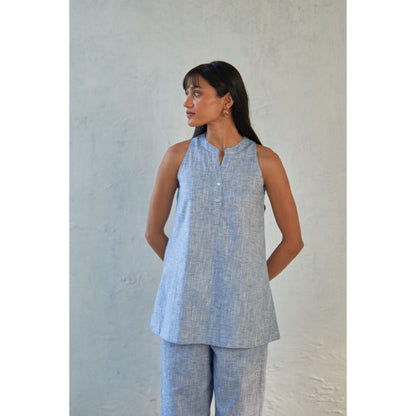 CANOOPI Blue Nesta Textured Co Ord (Set of 2)