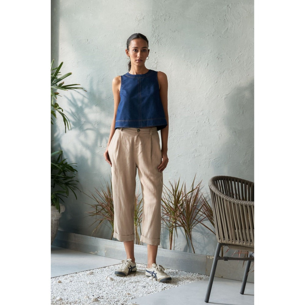 CANOOPI Blue Escape Top with Pant (Set of 2)