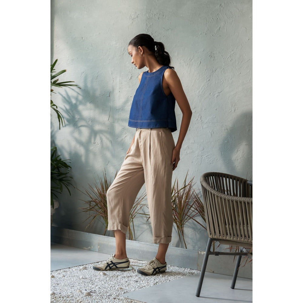 CANOOPI Blue Escape Top with Pant (Set of 2)