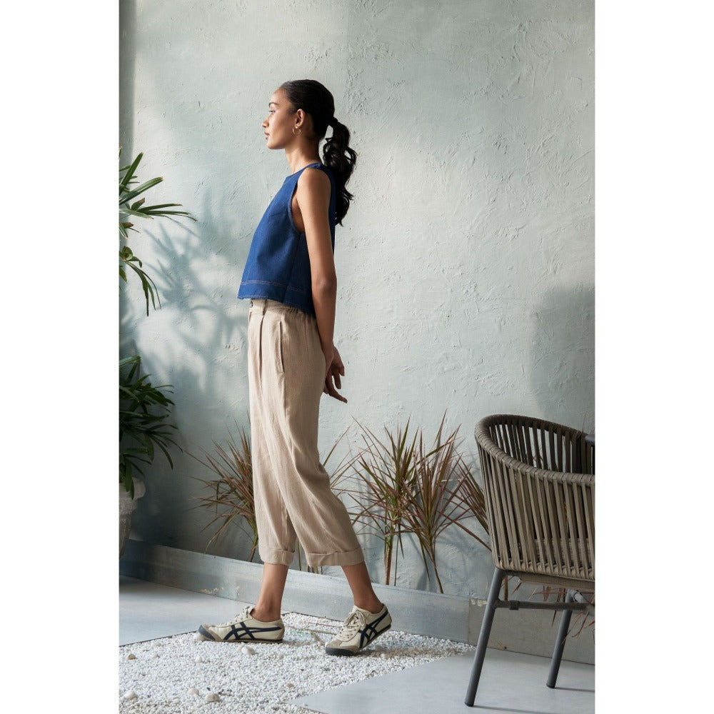 CANOOPI Blue Escape Top with Pant (Set of 2)