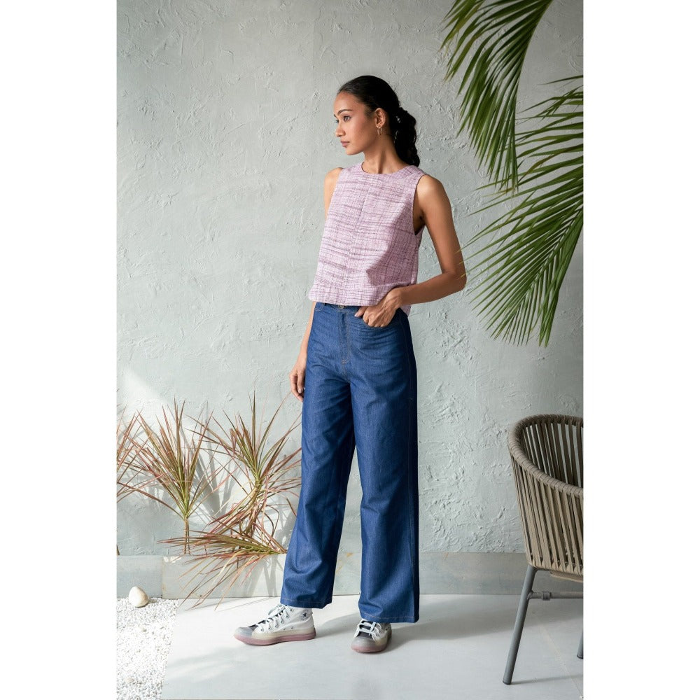 CANOOPI Purple Mulberry Tint Top with Pant (Set of 2)