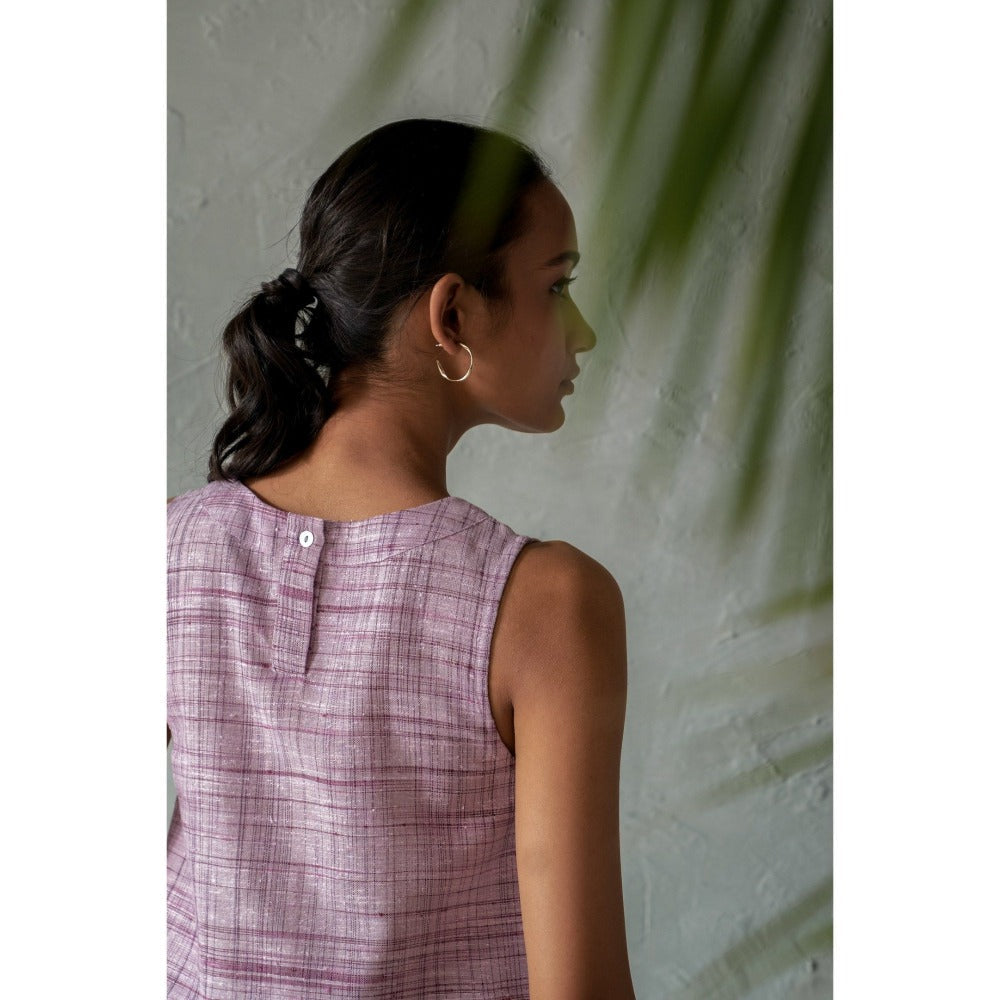 CANOOPI Purple Mulberry Tint Top with Pant (Set of 2)