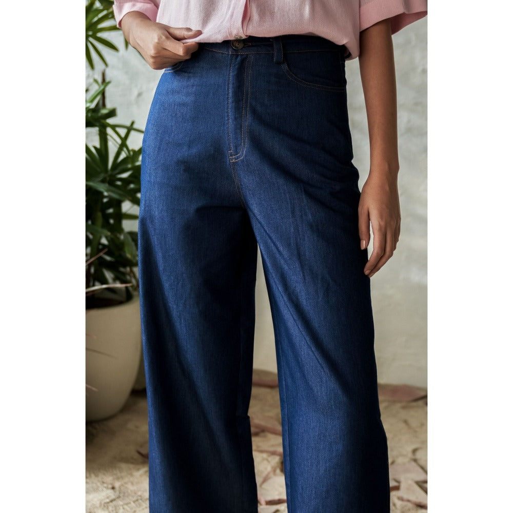 CANOOPI Purple Mulberry Tint Top with Pant (Set of 2)