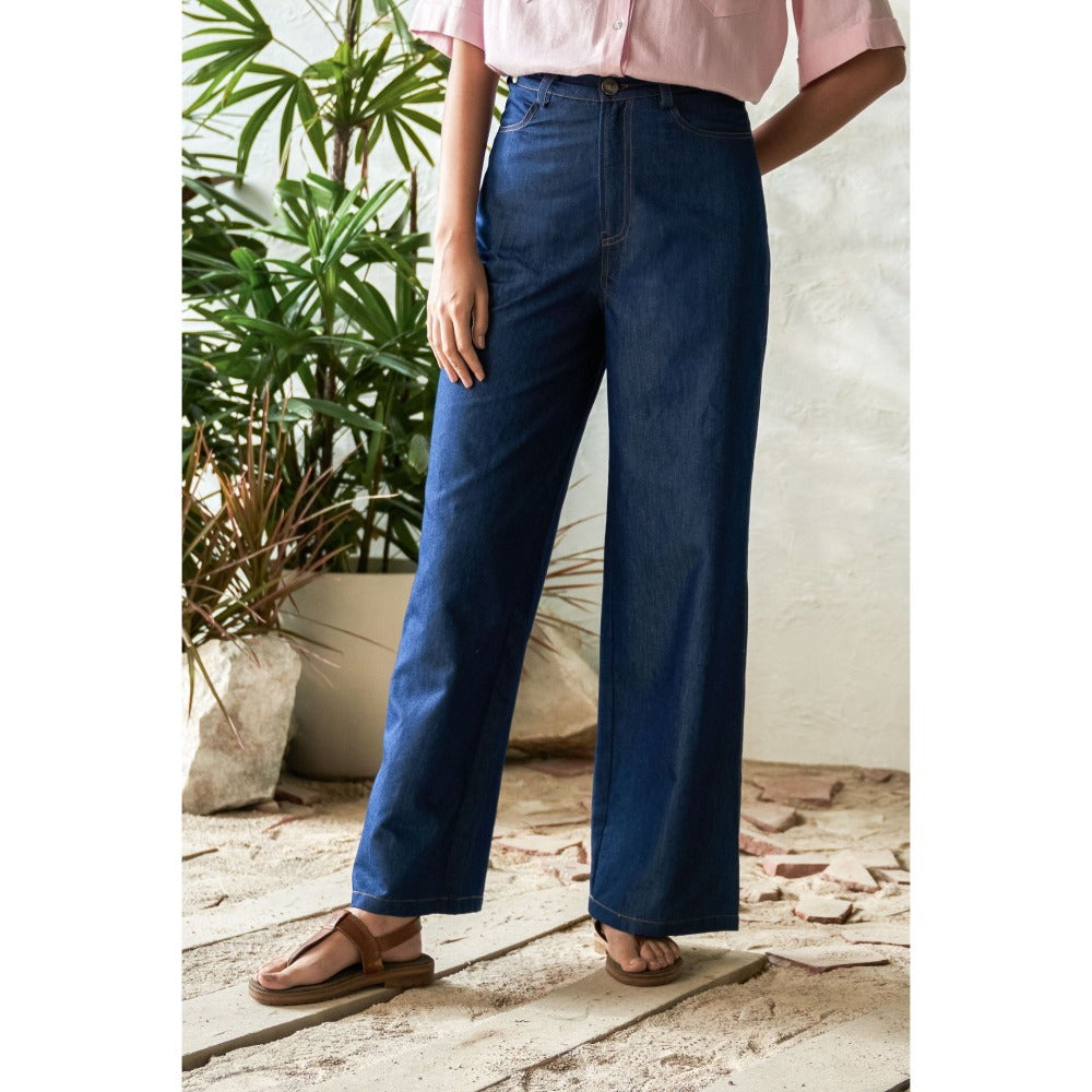 CANOOPI Purple Mulberry Tint Top with Pant (Set of 2)