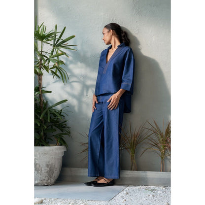 CANOOPI Blue Raven Denim Co-Ord (Set of 2)