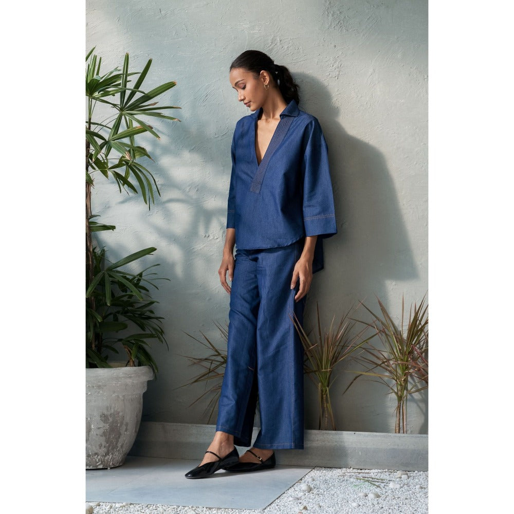 CANOOPI Blue Raven Denim Co-Ord (Set of 2)