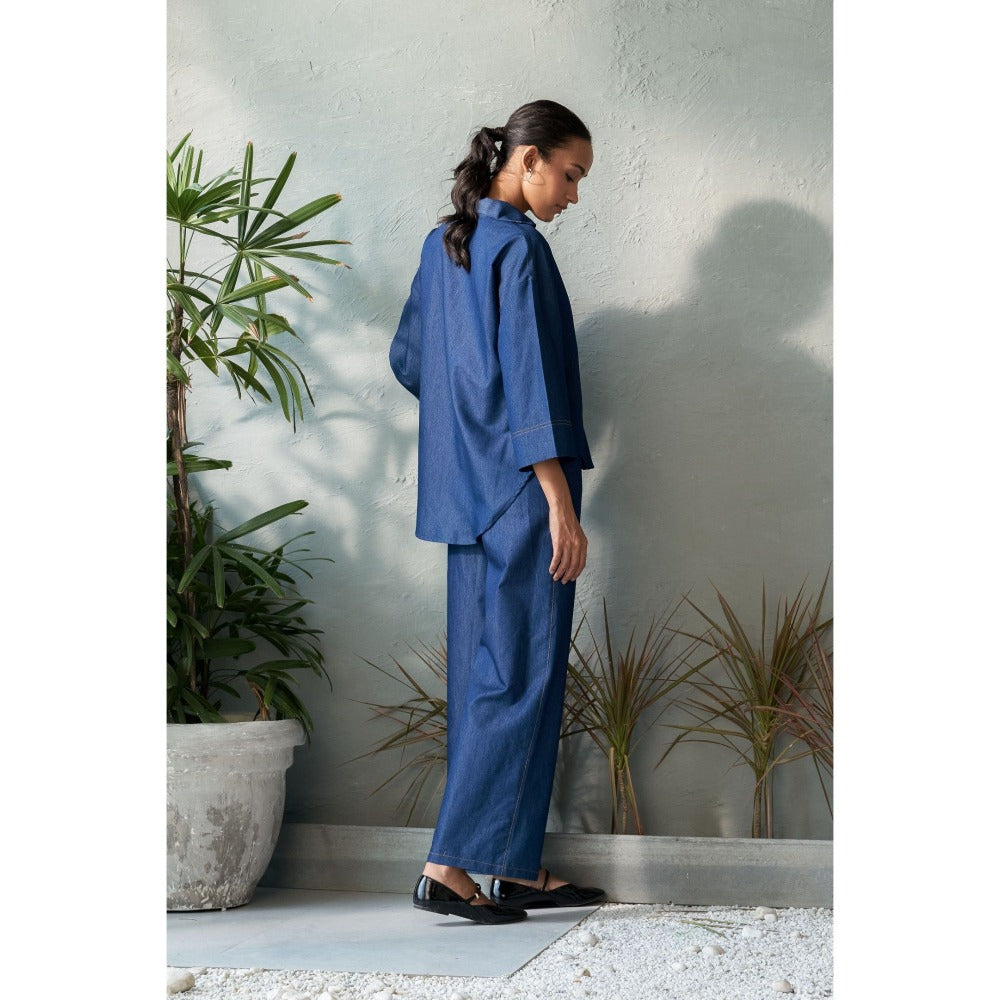 CANOOPI Blue Raven Denim Co-Ord (Set of 2)