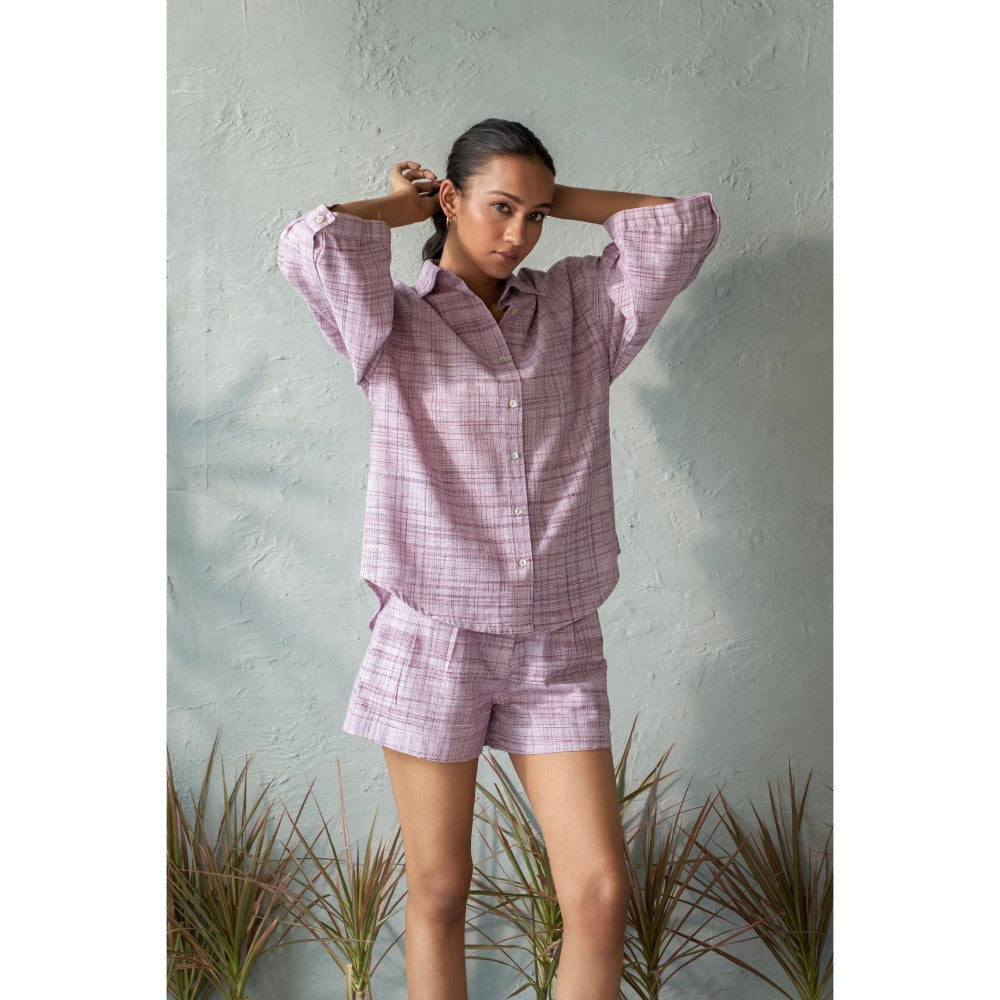 CANOOPI Purple Grape Shirt with Shorts (Set of 2)