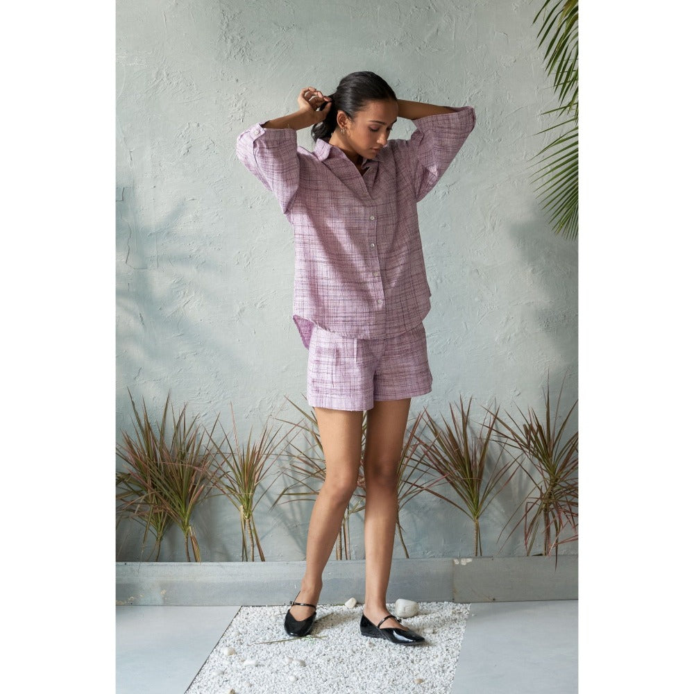 CANOOPI Purple Grape Shirt with Shorts (Set of 2)