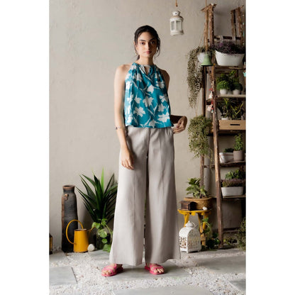 CANOOPI Alcove Bliss Ensemble Co-Ord - Blue (Set of 2)