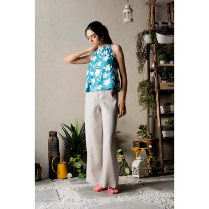 CANOOPI Alcove Bliss Ensemble Co-Ord - Blue (Set of 2)