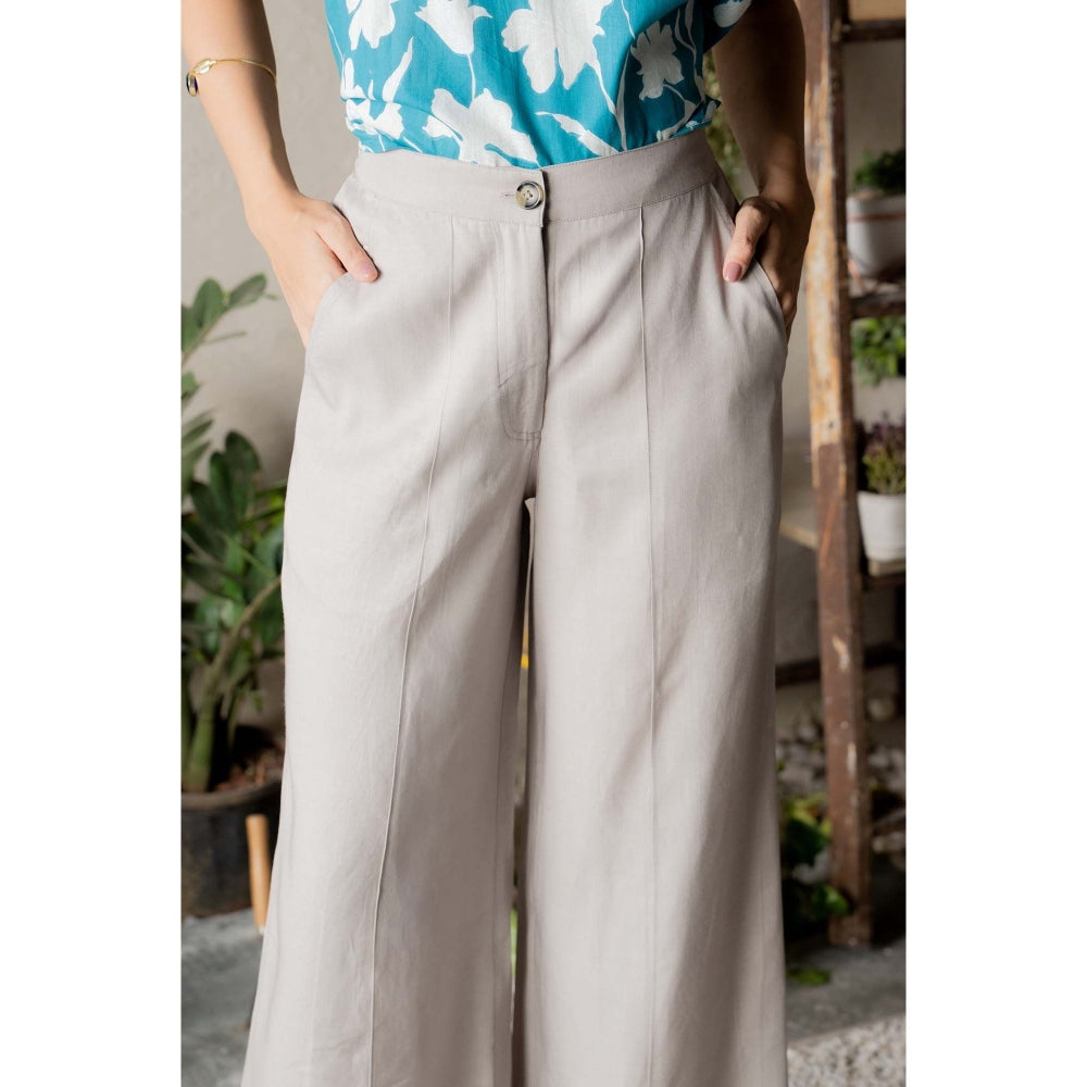 CANOOPI Alcove Bliss Ensemble Co-Ord - Blue (Set of 2)