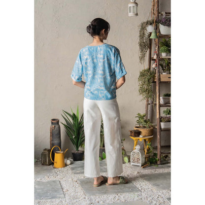 CANOOPI Blue Maasaimaara Top with Pant (Set of 2)