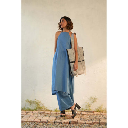 CANOOPI Women Blue Elegant Co-Ord Set