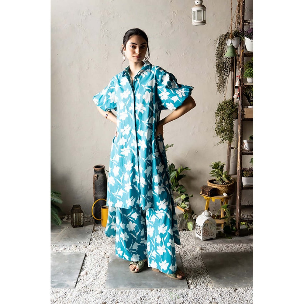 CANOOPI Women Blue Windsong Set