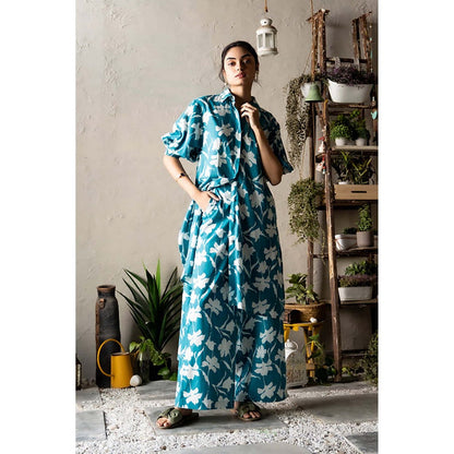 CANOOPI Women Blue Windsong Set