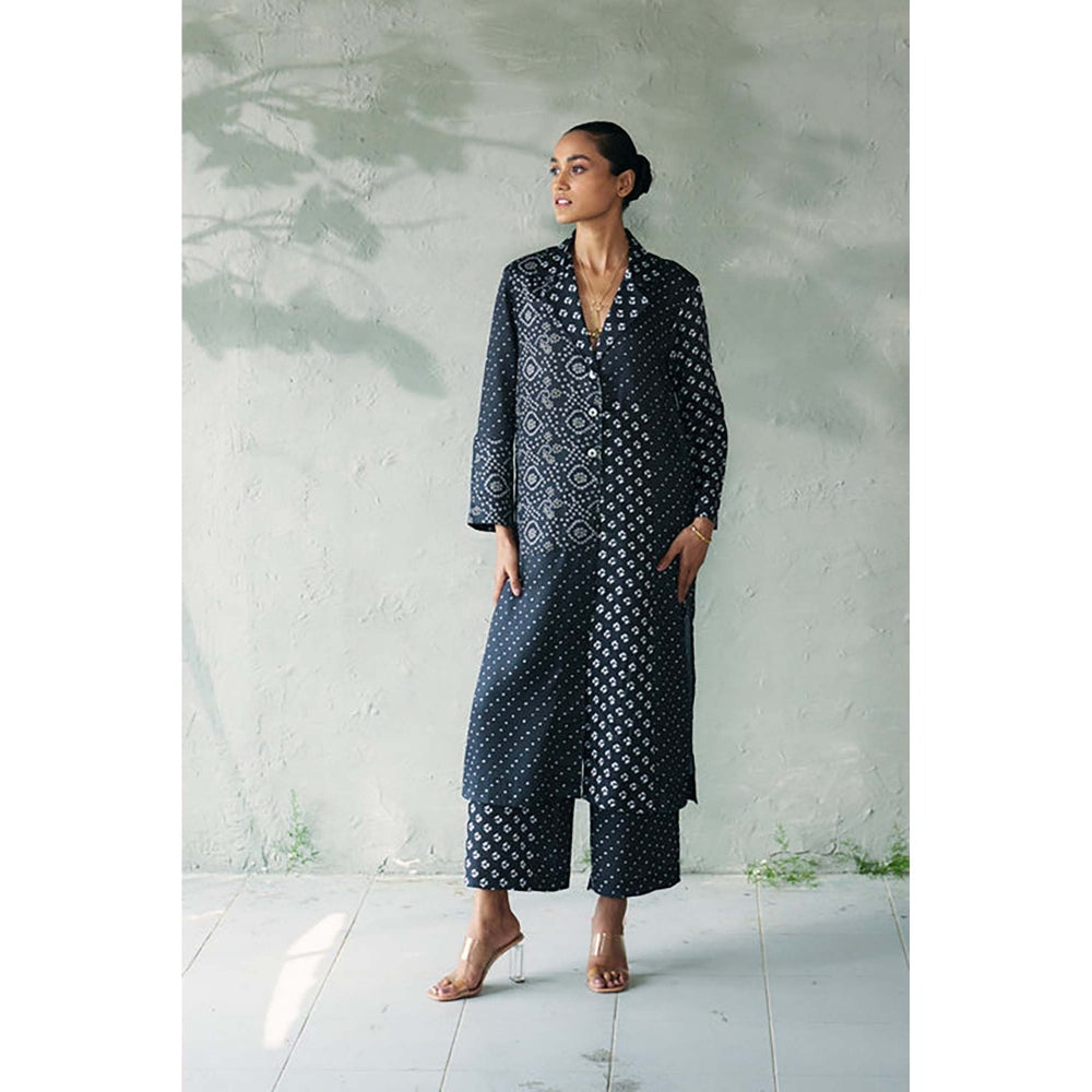 CANOOPI Women Black Midnight Bindu Kurta with Pant Set